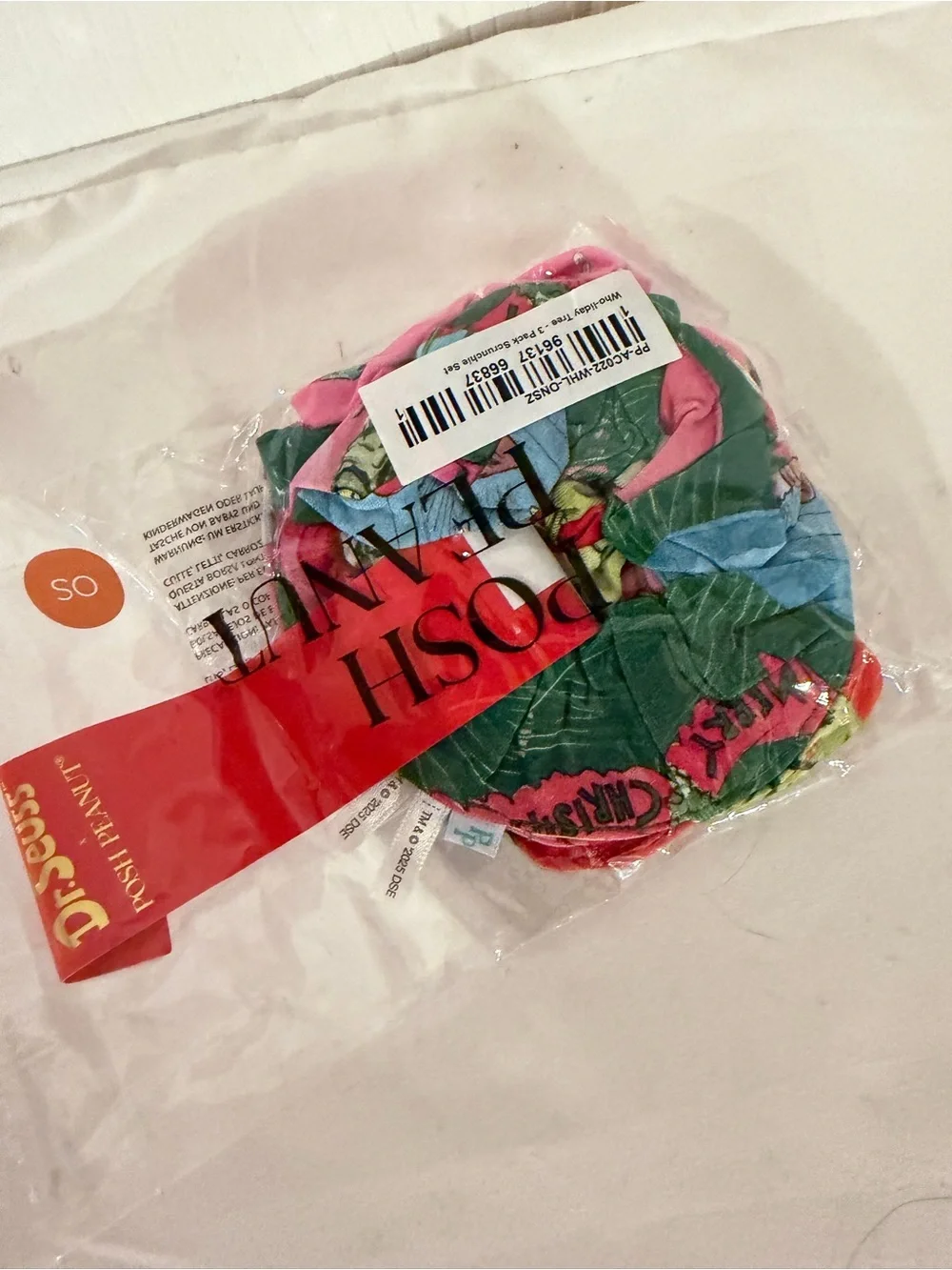 Kids grinch Scrunchies